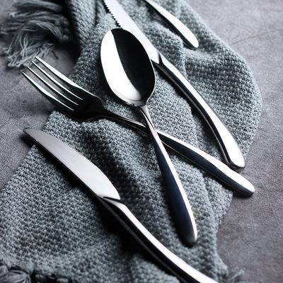 西餐餐具刀叉套装 加厚创意不锈钢牛排刀叉刀叉勺两件套三件全套